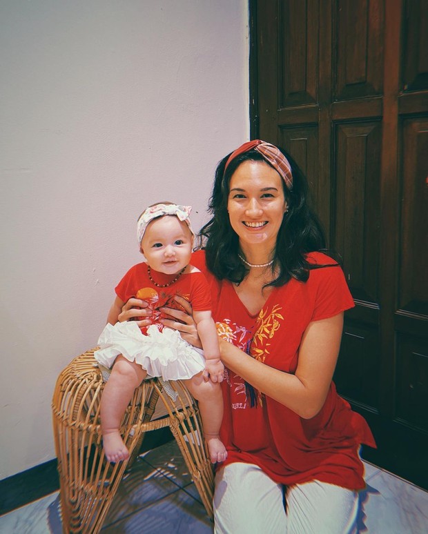 Nadine Chandrawinata dan Djiwa/Sumber: IG @nadinelist