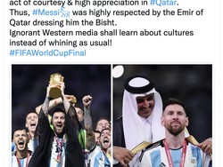 Jubah Messi Ditawar Crazy Rich Rp 15,5 M!