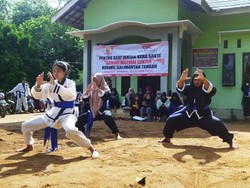 Lestarikan Kesenian, Relawan Ganjar Gelar Pentas Silat Kera Sakti
