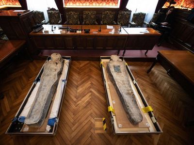 Foto: Penemuan-Identifikasi 2 Sarkofagus di Katedral Notre-Dame Paris