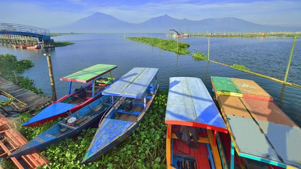 The view of Rawisata Danau Rawa Pening Semarangwa Pening Amabarawa