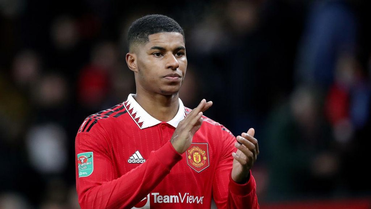Marcus Rashford tampil apik saat MU mengalahkan Burnley (Foto: Getty Images/Jan Kruger)