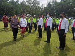 622 Personel Polres Karangasem Fokus Amankan Gereja dan Pelabuhan