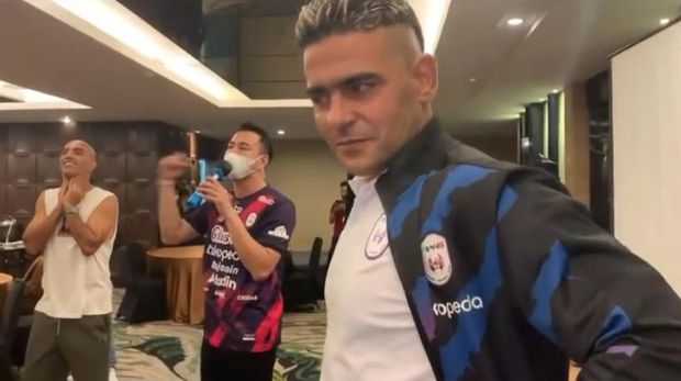 Cristian Gonzales dan Raffi Ahmad