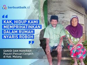 Mari Bantu Pasutri Lansia Malang Pemungut Cengkih, Rumahnya Hampir Roboh