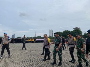 Panglima TNI dan Kapolri Pimpin Apel Pengamanan Natal-Tahun Baru di Monas