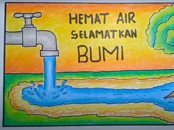 10 Contoh Poster Hemat Air yang Mudah Ditiru