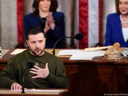 Di Hadapan Kongres AS, Zelensky Tegaskan Ukraina Tak Pernah Menyerah