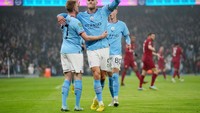 Haaland sudah membuktikan Pep Guardiola keliru merisaukan dirinya. Tapi Guardiola niscaya malah senang dirinya keliru karena Haaland nyatanya langsung tokcer lagi dengan mencetak gol ke-24 musim ini. Foto: Manchester City FC via Getty Ima/Matt McNulty - Manchester City