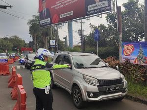 Korlantas Polri Pantau Jalur Puncak Bogor, Sebut Volume Kendaraan Menurun
