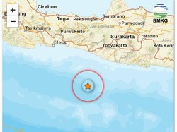 Gempa M 3 Terjadi di Perairan Bantul