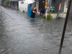 Kali Pepe Meluap, Ratusan Rumah di Semanggi Solo Kebanjiran