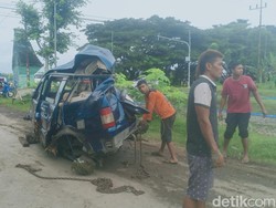 Mitsubishi Kuda Tertabrak KA-3 Tewas di Ngawi, Petugas Pelintasan Diperiksa