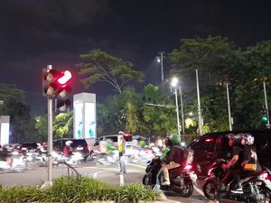 Suporter Timnas Indonesia Mulai Tinggalkan GBK, Lalu Lintas Tersendat