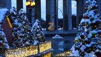 Moskow Bersolek Sambut Natal dan Tahun Baru di Tengah Invasi Rusia ke Ukraina