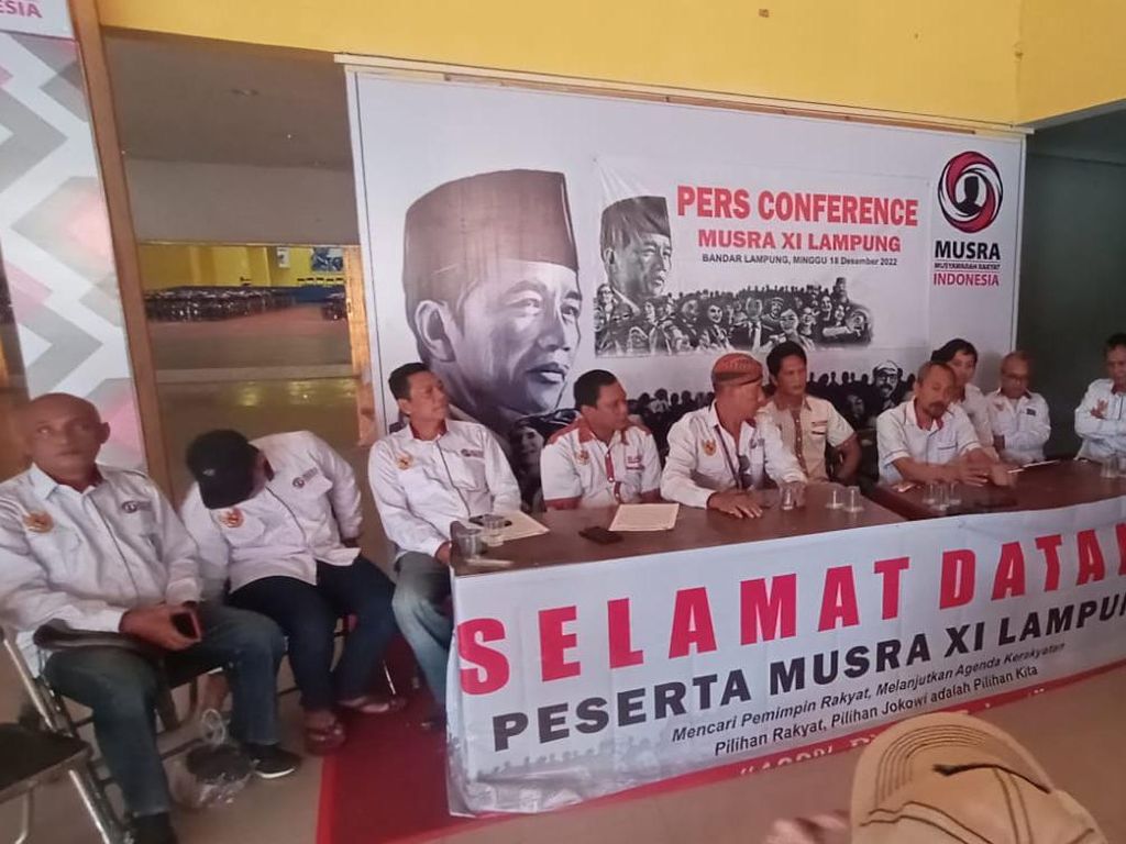 Musra Lampung Relawan Jokowi: Prabowo Jadi Capres Favorit