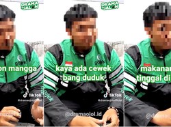 Lihat Penampakan Saat Antar Makanan, Ojol Tinggalkan Pesanan Pelanggan