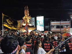 500 Lebih Permata Ditanam Saat Pemelaspasan Patung Wisnu Murti