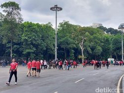 Indonesia Vs Kamboja: Penonton Masih Antre di Luar Stadion Saat Kick-off