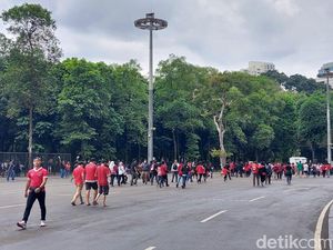 Indonesia Vs Kamboja: Penonton Masih Antre di Luar Stadion Saat Kick-off