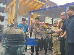 Polda Riau Musnahkan 91 Kg Sabu-25 Kg Ganja