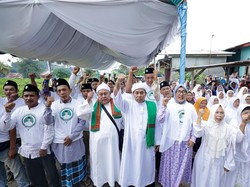 Ratusan Warga Tebing Tinggi Zikir Bersama Dukung Ganjar Jadi Presiden