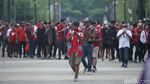 Suporter Timnas Indonesia Mulai Merahkan GBK