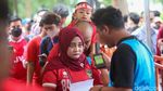 Suporter Timnas Indonesia Mulai Merahkan GBK