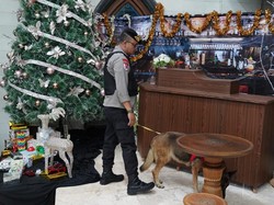 6 Gereja di Pati Dijaga Ketat Saat Natal, Anjing Pelacak Dikerahkan