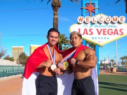 Top! Dua Binaragawan Indonesia Raih Hasil Manis di Las Vegas