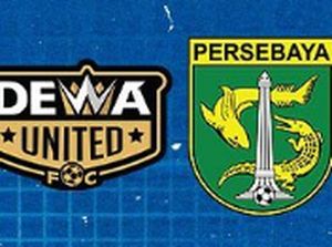 Babak Pertama Dewa United Vs Persebaya 1-1, Arief Catur Kartu Merah