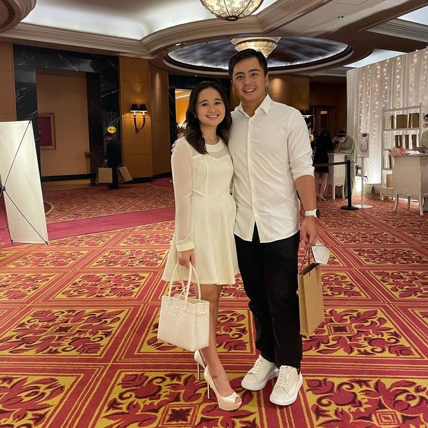 Gritte Agatha dan pacarnya/Sumber: IG @gritteagathaa