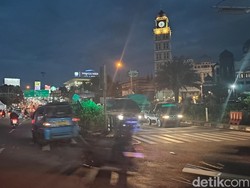 Malam Natal, Lalu Lintas Menuju Puncak Bogor Lancar