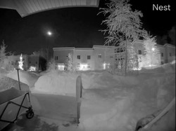 Momen saat Meteor Terbang Melintasi Langit Alaska