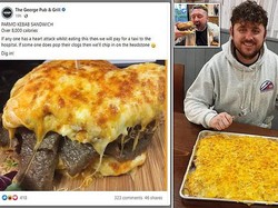 Nyeleneh! Restoran Ini Tantang Pelanggan Makan Kebab 8.000 Kalori