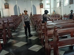 Polisi Turunkan Tim Jibom Sterilisasi Gereja di Kota Bogor