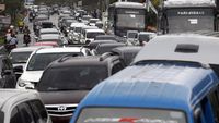 Arus Balik Libur Natal di Puncak Padat