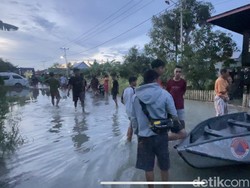 800 Warga di 2 Desa Terdampak Banjir Pinrang, BPBD Siagakan Perahu Karet