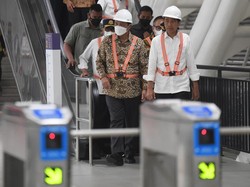 Jokowi soal Longspan LRT Gatsu-Kuningan Salah Desain: Ada Perbaikan-Koreksi