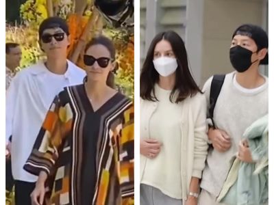 7 Foto Wanita Bule Diduga Pacar Song Joong Ki, Terciduk Kondangan di Bali