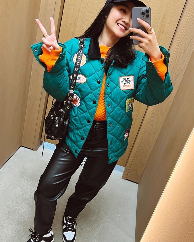 Inspirasi OOTD liburan ala Febby Rastanty