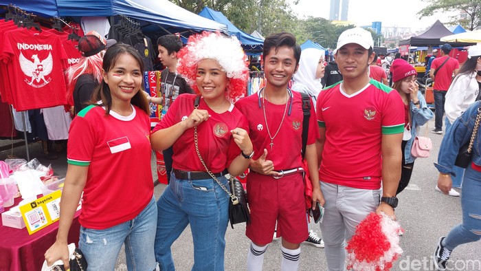 Suporter Indonesia di Kuala Lumpur