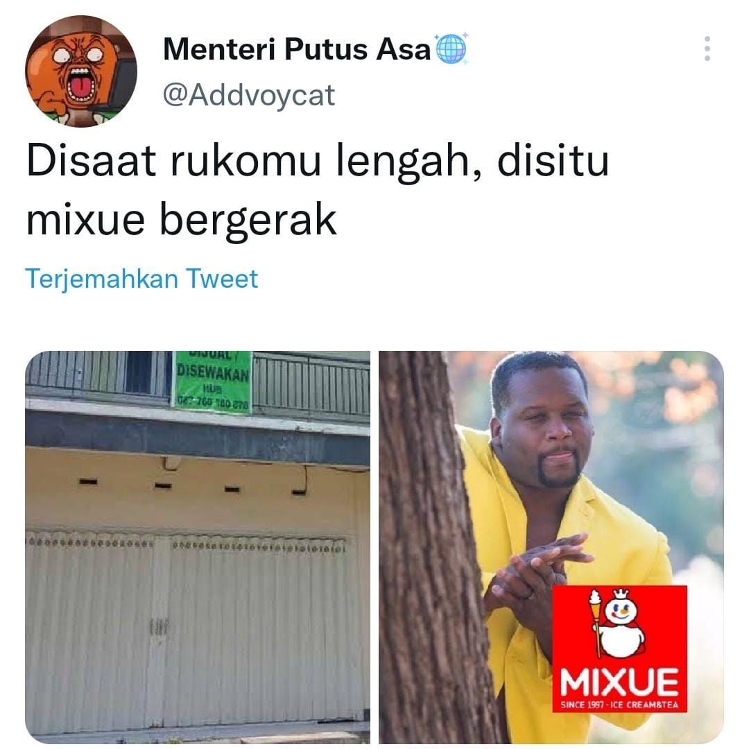 Cuitan Kocak Netizen Gegara Toko Es Krim Mixue Merajalela