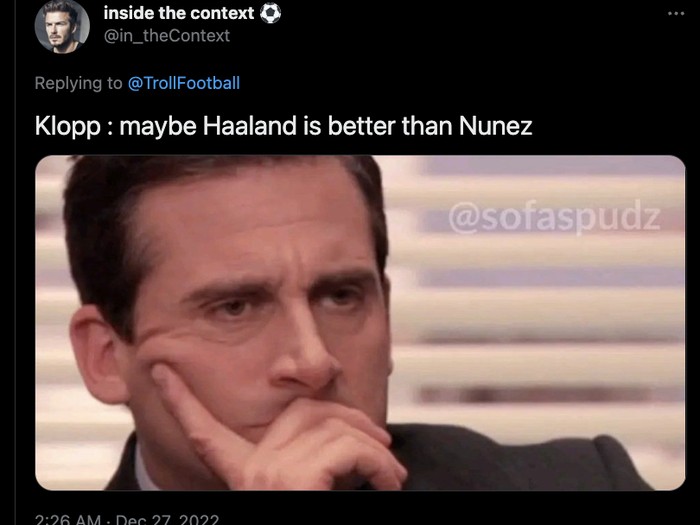 Darwin Nunez meme