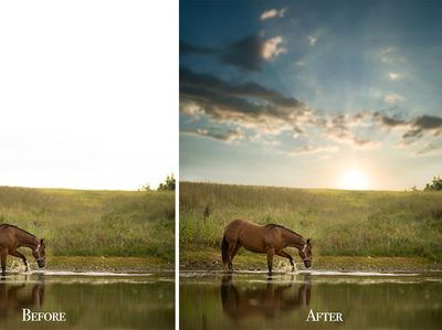 Foto Before After Diedit Bikin Tercengang