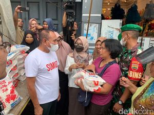 Gubsu Patok Harga Beras Rp 10 Ribu/Kg di Pasar Murah, Stok Beras Aman Gubsu Patok Harga Beras Rp 10 Ribu/Kg di Pasar Murah, Stok Beras Aman