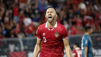 Ilija Spasojevic memang sudah berusia 37 tahun dan kini main di Liga 2 bersama Bhayangkara FC. Namun, postur besar dan semangatnya masih bisa untuk dicoba mengisi lini depan Timnas Indonesia. (Foto: SOPA Images/LightRocket via Gett/SOPA Images)