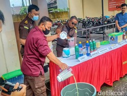 Narkoba Senilai Ratusan Juta di Bandung Berakhir Diblender