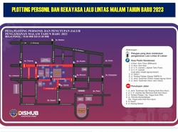 Rekayasa Lalin Malam Tahun Baru di Ciamis, Jalan ke Alun-alun Ditutup