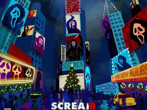 Ghostface Ambil Alih Times Square di Poster Baru Scream VI